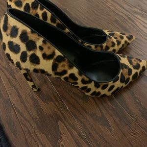 Nine West Calf Hair Heels - leopard